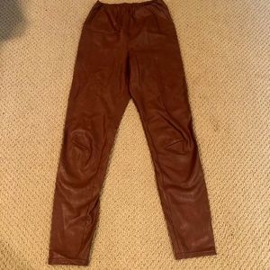 Wilfred Free Daria Pant in Brown/Tan